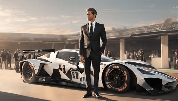 Mettre en avant Hugo Boss en tant que boss sponsor de course automobile